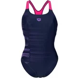 Arena PRO BACK GRAPHIC B Ženski jednodijelni kupaći kostim, tamno plava, veličina
