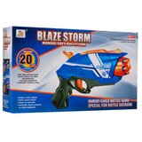 Mini pištolj za igru Blaze Storm sa 20 pjenastih metaka - plavi | Shoptok.si