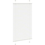 vidaXL Plisirana žaluzija Bela 80x100 cm Širina tkanine 79,4 cm | Shoptok.si