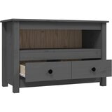 TV ormarić sivi 79 x 35 x 52 cm od masivne borovine | shoptok.hr