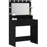  Toaletni stol Crni hrast 79 x 41 x 135 cm Konstruirano drvo | Eponuda.ba