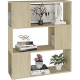 Ormarić za knjige / pregrada boja hrasta 80x24x94 cm drvena | Eponuda.com