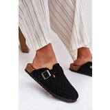 Big Star Suede Ladies Clogs With Buckle | shoptok.hr