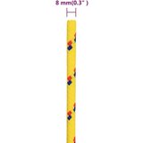 vidaXL brodski konop žuti 8 mm 100 m od polipropilena | shoptok.hr