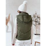DStreet Kamizelka damska pikowana LIKEHUGS zielona | shoptok.hr