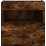  Zidni TV ormarić s LED svjetlima boja hrasta 40x30x40 cm | shoptok.hr