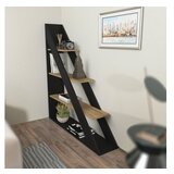 Hanah home polica za knjige pisagor black oak