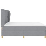  Krevet s opruga kutije Svijetlo siva 200 x 180 cm tkanina | shoptok.hr