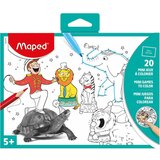 Maped pobarvanka mini igre Cene