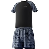 Li-Ning Dvodelni kupaći kostim za dečake, Sivo-crni Cene