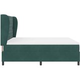  Krevet s opruga kutije Tamnozelena 200 x 180 cm Baršun | shoptok.hr