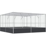  Kavez za ptice srebrni 418 x 414 x 212 cm čelični | shoptok.hr