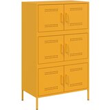  The Living Store Visoka omara gorčično rumena 68x39x113 cm jeklo - Visoka Omara, (21495645) | Shoptok.si