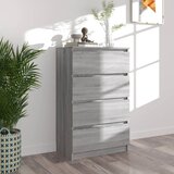 The Living Store Komoda siva sonoma 60x35x98,5 cm konstruiran les - Komoda, (21662708) | Shoptok.si