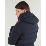 Superdry Hooded Faux Fur Fuji Mid Length Coat Tamno plava | shoptok.hr