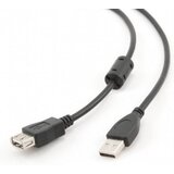 Gembird CCF-USB2-AMAF-15 podaljšek USB 2.0 M/F vrhunske kakovosti 4,5m črn Cene