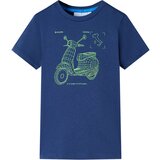 vidaXL Otroška majica s kratkimi rokavi temno modra 116 Cene