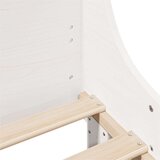 vidaXL Okvir kreveta bez madraca bijeli 90 x 200 cm masivna borovina | shoptok.hr