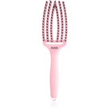 Olivia Garden Fingerbrush ThinkPink Boar & Nylon Jaipur Rose krtača za lase 1 kos Cene