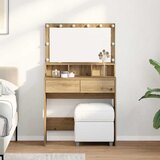  Toaletni stol s ladicama Umjetnički hrast 80 x 41 x 134,5 cm | Eponuda.com