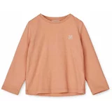 Liewood Dječja pamučna majica dugih rukava boja: ružičasta, bez uzorka