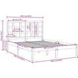  Za krevet od masivnog drva 200 x 200 cm | shoptok.hr