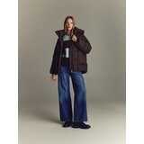 Reserved Prošivena jakna s kapuljačom - tamnosmeđe | shoptok.hr
