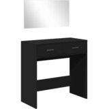  Toaletni stolić s ogledalom crni 80x39x80 cm | shoptok.hr