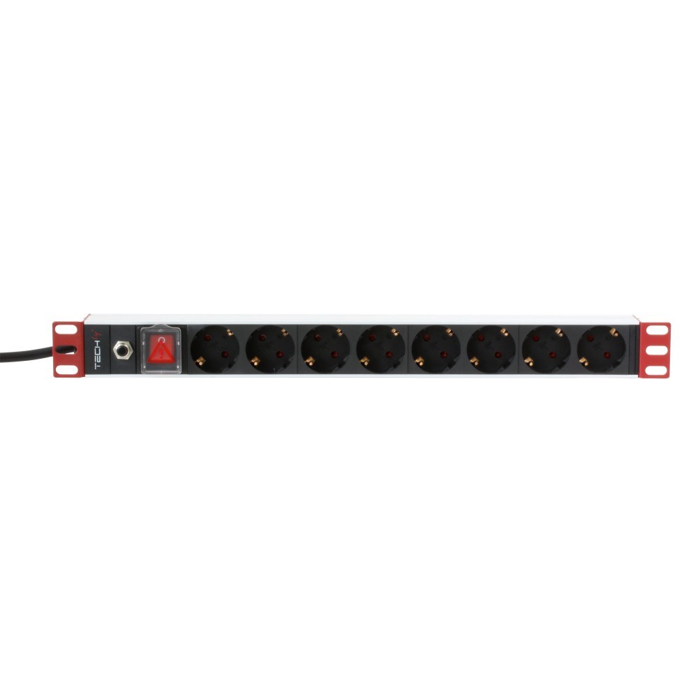 Rack 19 Power Strip 8 Outlets Schuko Plug