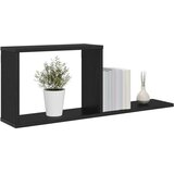  Plutajuće police Crni hrast 80 x 15 x 30 cm Konstruirano drvo - Crni hrast 1 | shoptok.hr