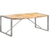 vidaXL Jedilna miza 200x100x75 cm trden robusten mangov les | Shoptok.si