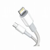 Baseus kabel USB-C/Mfi QC PD 20W 200 cm woven white | shoptok.hr
