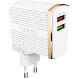 Ldnio A2502Q stenski polnilec z 2 USB vhodoma in priloženim Lightning kablom Cene