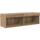 TV stenske enote z LED 5 pcs Umetni hrast 40,5 x 30 x 102 cm - - Rjava - 56.88 - 40,5 x 30 x 102 cm - 2025-vidaXL-Uvoz_2 | Shoptok.si