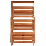  Stalak za biljke s 3 razine 50 x 63 x 80 cm od bagremovog drva | shoptok.hr