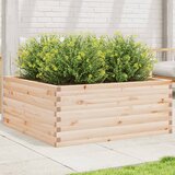 Maison Chic Vrtno cvetlično korito - Cvetlični Lonec 110x110x46 cm trdna borovina, (21788971) | Shoptok.si