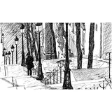  Tapeta - stairs - Montmartre 450x270 | shoptok.hr