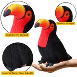 Plišana igračka tukan ptica plišana maskota crvena 30 cm | shoptok.hr