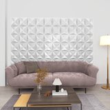  3D zidni paneli 24 kom 50 x 50 cm origami bijeli 6 m² | shoptok.hr