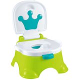  Interaktivni zeleni kahlica s plavom krunom, glazbeni WC za malu djecu 5 u 1 | shoptok.hr