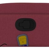  Masažni naslonjač od tkanine crvena boja vina | shoptok.hr