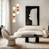  LED luster na sajli FLORES LED/15W/230V zlatan/narandžast/smeđ | Eponuda.com