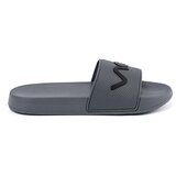 Shelvt Grey flip-flops with inscription | Shoptok.si