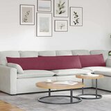 vidaXL jastučići za sofu 2 pcs vinska crvena 200 x 40 cm tkanina | shoptok.hr