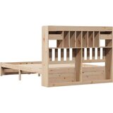  Krevet s regalom za knjige bez madraca 160x200 cm od borovine | shoptok.hr