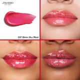 Shiseido Shimmer GelGloss svjetlucavo sjajilo za usne s hidratantnim učinkom nijansa 07 Shin Ku Red 9 ml | shoptok.hr