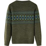  Dječji džemper pleteni kaki 104 | shoptok.hr
