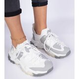 Gemre White women's sneakers with sock-like upper Milada | shoptok.hr