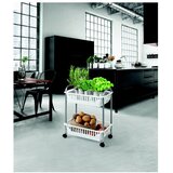 Metaltex Črn regal na koleščkih 41x52x26 cm Oslo – | Shoptok.si