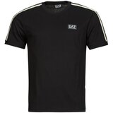 Ea7 Emporio Armani Majice s kratkimi rokavi TRAIN LOGO SERIES M TAPE TEE SS CO - TRAIN LOGO SERIES M TAPE TE Črna Cene